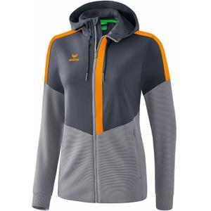 1032059-casaco-com-capuz-feminino-erima-training-cinzento-escuro-cinzento-claro-laranja