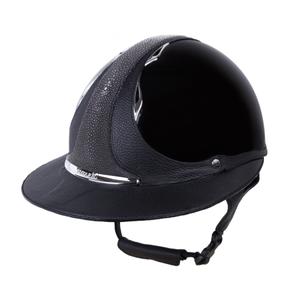 ecl-premgblks-cla-capacete-de-equitac-o-com-viseira-poliester-brilhante-antares-shagreen-premium-preto