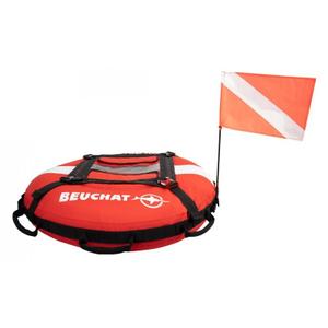 142860-boia-salva-vidas-de-mergulho-beuchat-apnee-focus-vermelho-branco-preto-tu