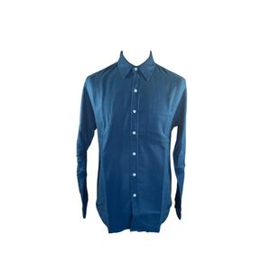cs4006-petrolblue-camisa-colorful-standard-organic-flannel-azul-petroleo