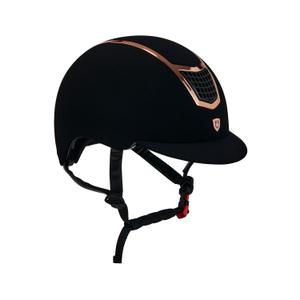 etu00004-black-rosegold-capacete-de-ciclismo-equestro-modello-eclipse-plain-velvet-preto-ouro-rosa