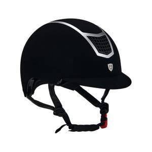 etu00004-black-silver-capacete-de-ciclismo-equestro-modello-eclipse-plain-velvet-preto-prata