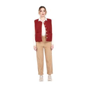 kj-99-mf-camel-calcas-de-mulher-f-a-m-paris-france-camelo