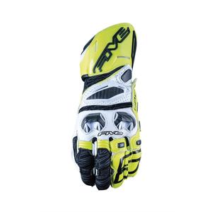0121015907-luvas-de-corrida-para-motas-five-rfx-race-branco-fluo-amarelo