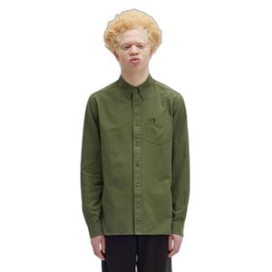fpm5516-w19-camisa-de-manga-comprida-fred-perry-oxford-vert-laurel-wreath