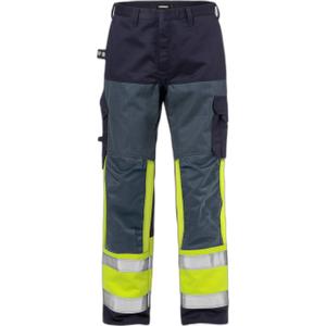 125942-171-calcas-de-trabalho-de-alta-visibilidade-classe-1-fristads-2587-flam-jaune-haute-visibilite-bleu-marine