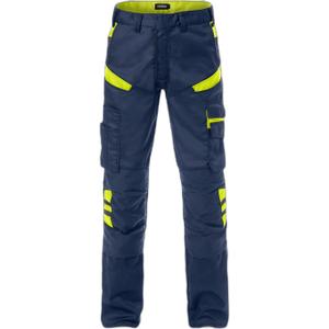 129482-556-calcas-de-trabalho-fristads-2555-stfp-azul-marinho-amarelo-de-alta-visibilidade