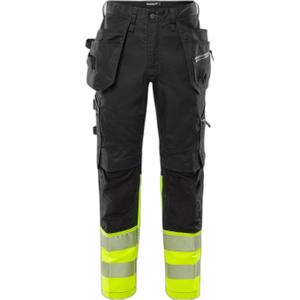 301441-196-calcas-de-trabalho-fristads-classe-1-2906-gwm-amarelo-preto