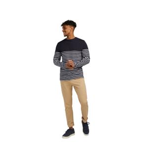 fr134-navy-white-t-shirt-de-manga-comprida-bret-front-row-marinho-branco