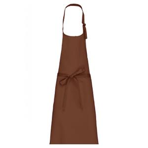 k8000-cacao-avental-kariban-polycoton-sans-poche-cacau-tu