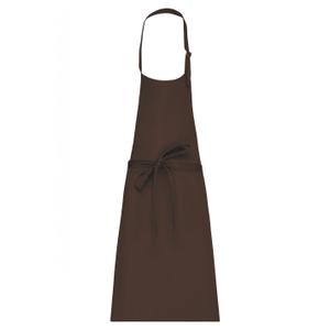 k8000-chocolate-avental-kariban-polycoton-sans-poche-chocolate-tu