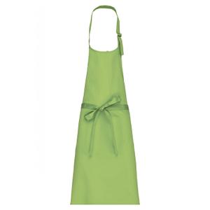k8000-lime-avental-kariban-polycoton-sans-poche-verde-neon-tu
