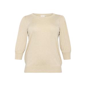 10582202-1513051-camisola-de-comprimento-3-4-para-mulher-kaffe-curve-loni-cinza-pluma-melange