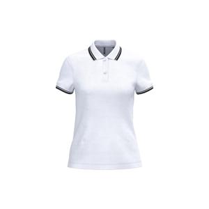 k273-white-black-polo-com-riscas-contrastantes-mulher-kariban-branco-preto