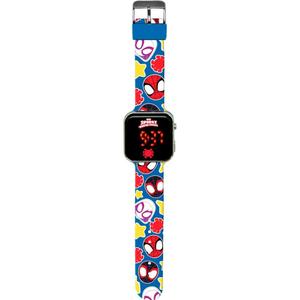 8435507887199-relogio-de-crianca-kids-licensing-marvel-spidey-the-amazing-friends-preto-azul-vermelho-18x7-5x3-cm