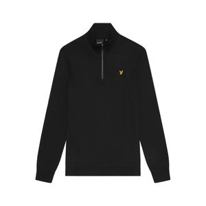 ml2022v-z865-camisola-com-fecho-de-correr-de-1-4-lyle-scott-loopback-preto-como-jato