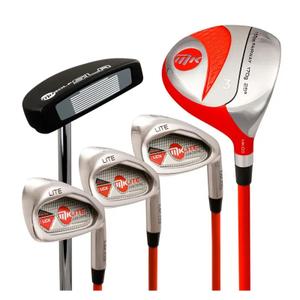 mkdjsetmk2r53-set-de-golfe-1-2-serie-destro-para-crianca-mkids-pbs-vermelho-prata-135-cm