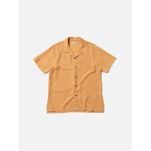 140843-camisa-nudie-jeans-arvid-50s-hawaii-ocre
