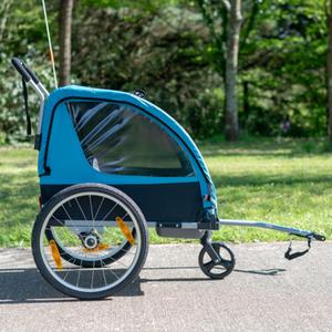 520135-reboque-de-bicicleta-carrinho-2-em-1-optimiz-azul-preto-137x80x85-cm