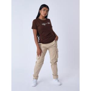 f221121-mr-t-shirt-com-logotipo-bordado-project-x-paris-basic-para-mulher-marrom