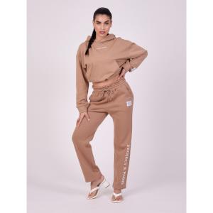 f224113-mr2-calcas-de-jogging-com-logo-script-para-mulher-project-x-paris-marrom