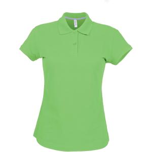 k242-lime-polo-feminina-de-mangas-curtas-kariban-verde-neon