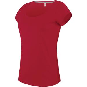 k384-red-t-shirt-de-mulher-kariban-col-bateau-vermelho