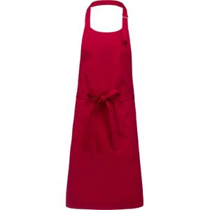 k8000-red-avental-kariban-polycoton-sans-poche-vermelho-tu
