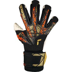 5470978-7738-luvas-de-guarda-redes-reusch-attrakt-speedbump-ortho-tec-preto-dourado-laranja