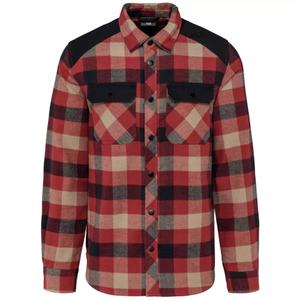 wk520-red-darkbeigechecked-black-camisa-de-xadrez-com-bolsos-wk-designed-to-work-vermelho-escurobeigechecked-black
